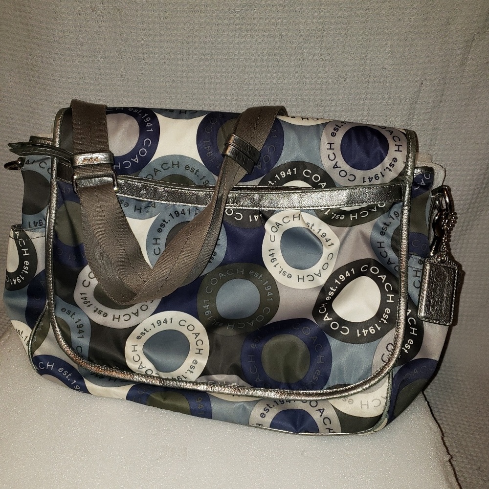 Coach baby bag